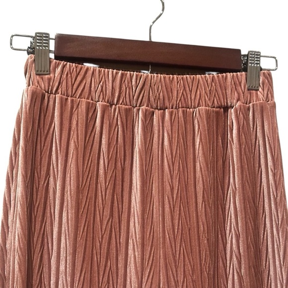 Michael Costello x REVOLVE Rosana Pants Mauve Flare Women’s Size Small New - Picture 3 of 9